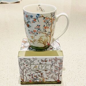 ALYC Floral Mug - White and Multicolor